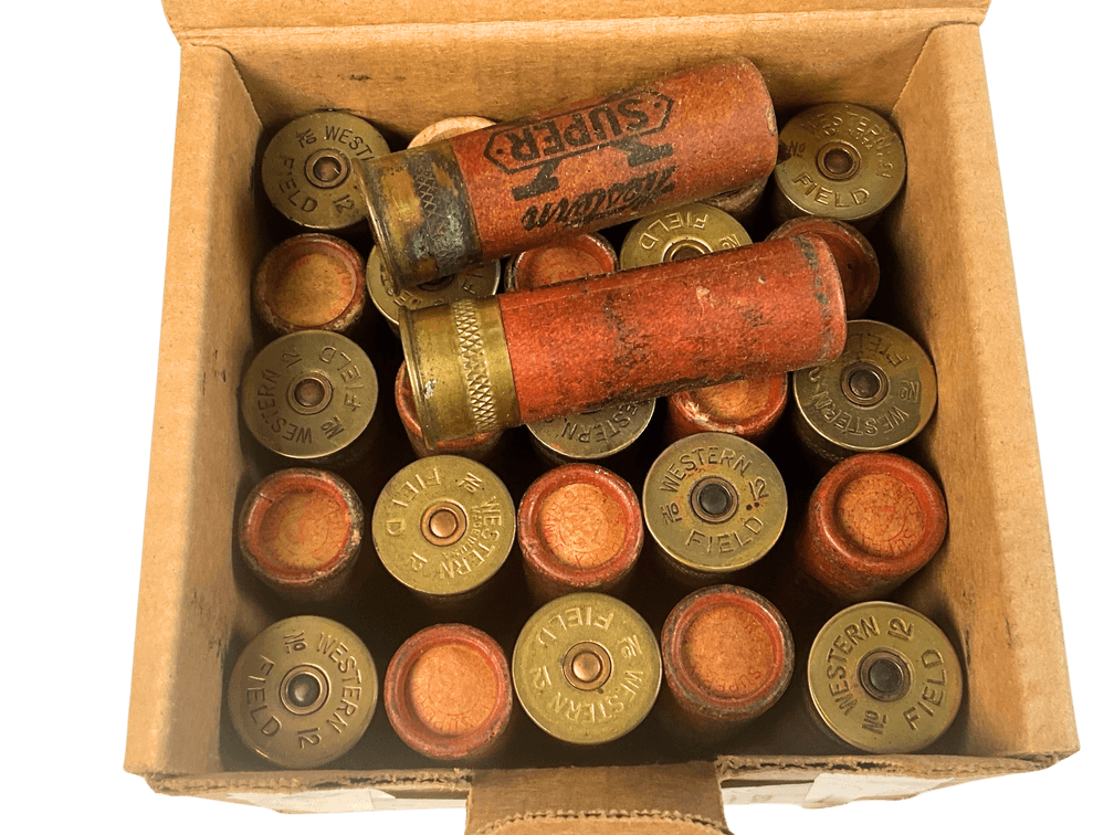 Vintage Western 12 Gauge Paper Shotgun Shells 