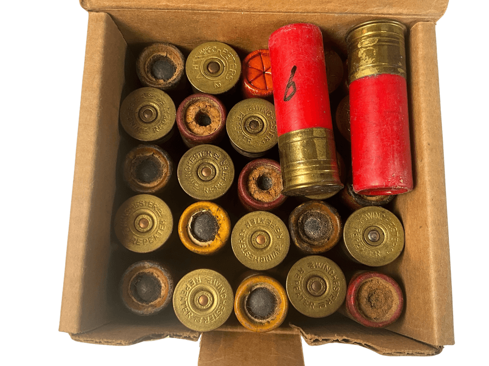 Vintage Paper 12 Gauge Shotgun Shells 