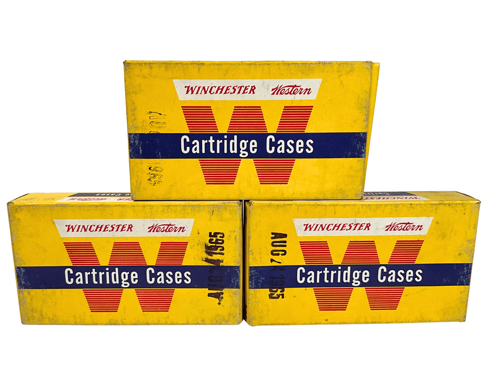 3 Boxes of Winchester 338 Win. Mag. Primed Cartridge Cases