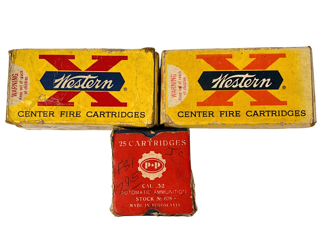 Western and P&P 32 Caliber Ammunition