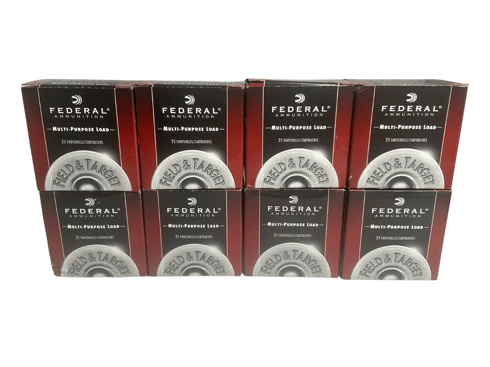 Eight Boxes of Federal 20 Gauge Shotgun Ammunition 
