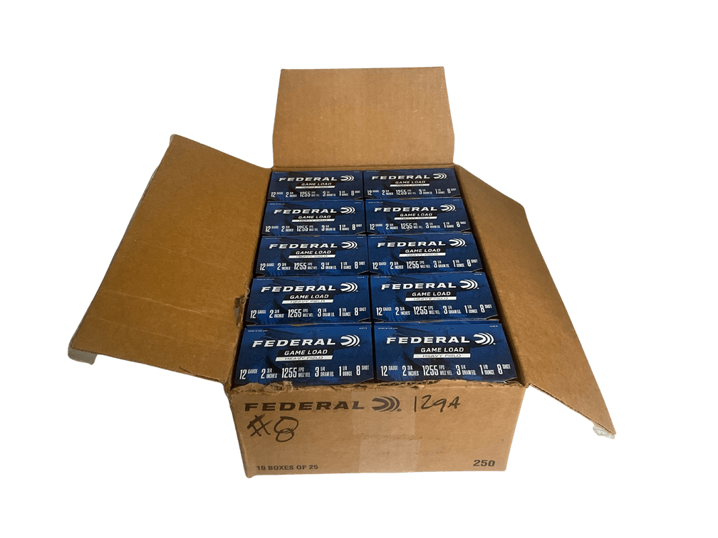 Ten Boxes of Federal 12 Gauge Shotgun Ammunition 