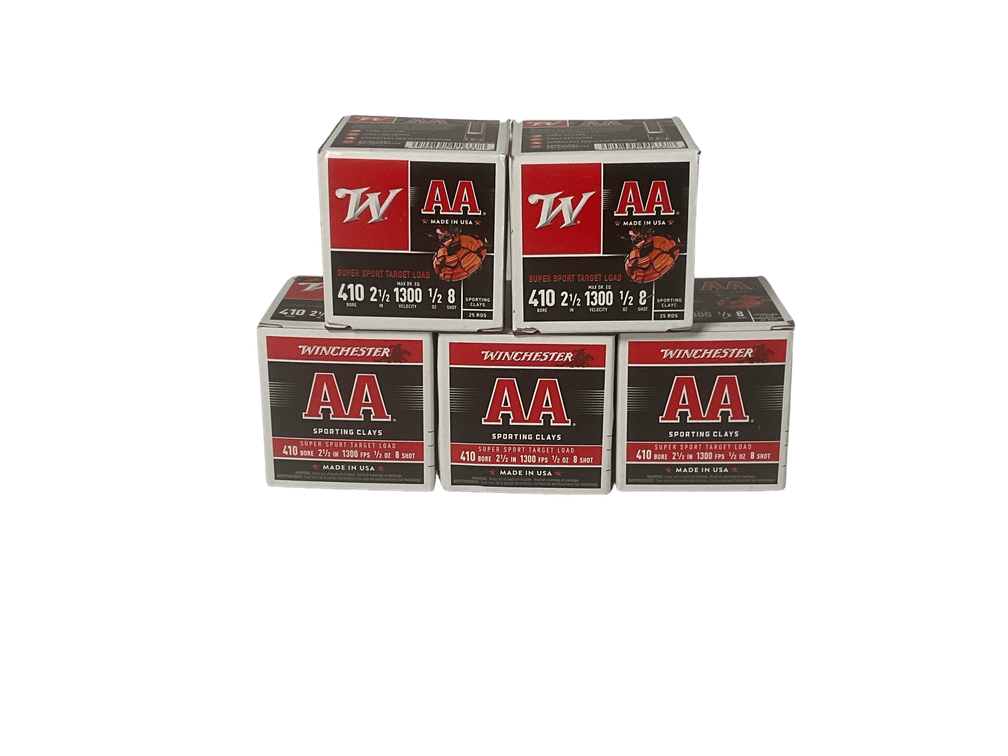 Five Boxes of Winchester 410 Shotgun Ammunition 