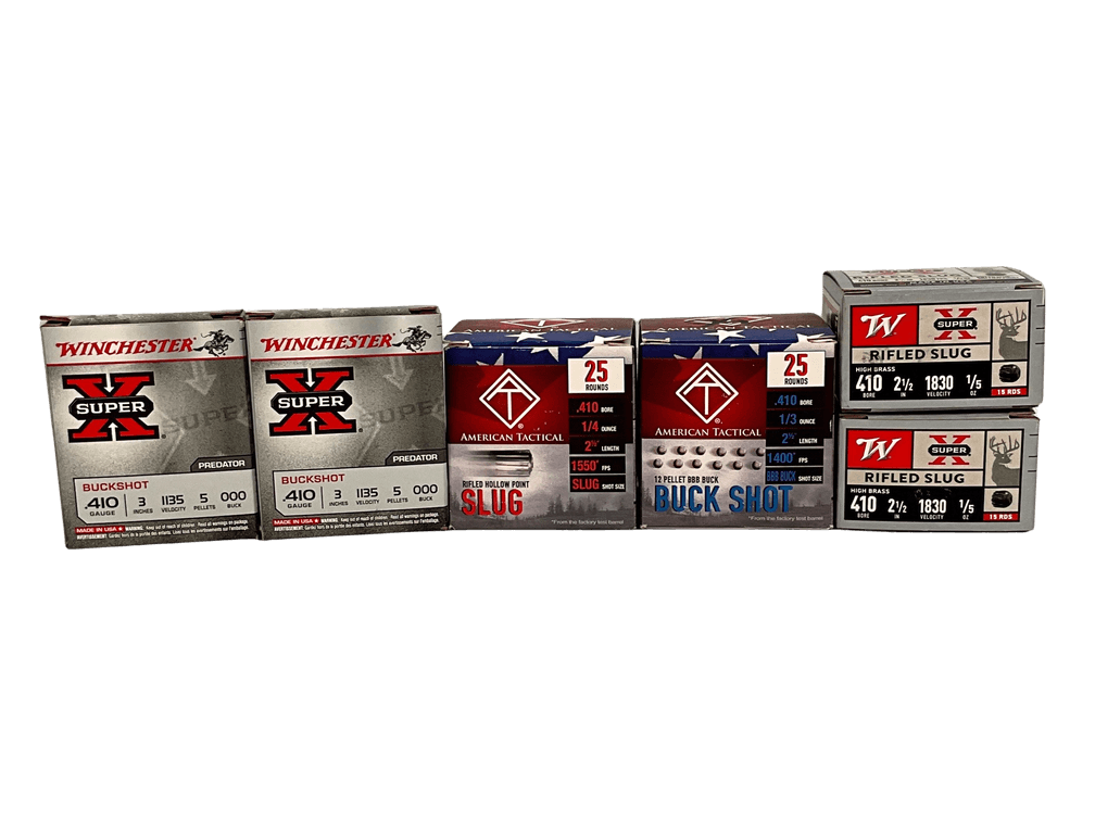 Seven Boxes of .410  Gauge Ammunition 