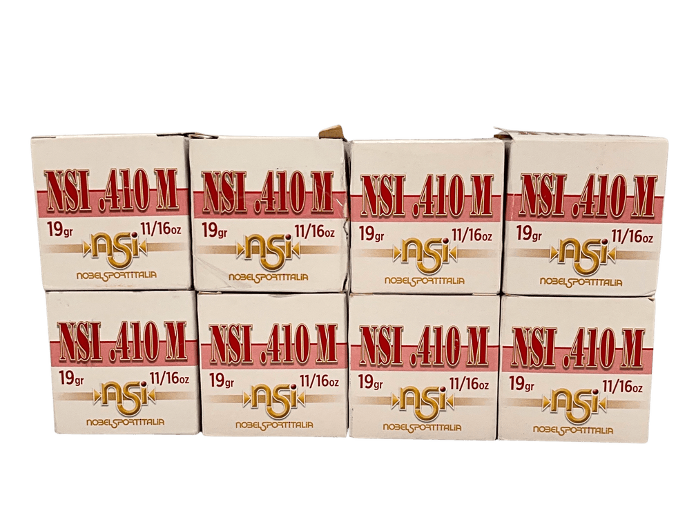 Eight Boxes of Nobel Sport Italia .410 Ammunition 