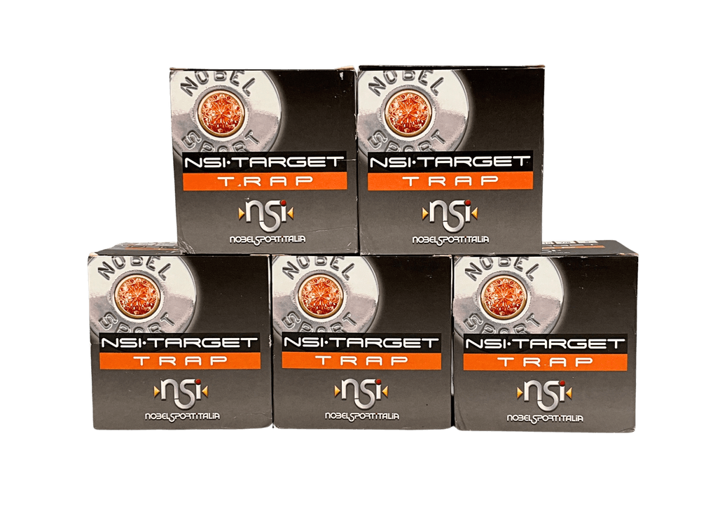 Five Boxes of Nobel Sport Italia 20 Gauge Ammunition 