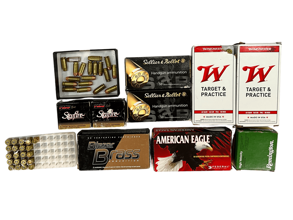 Selection of 40 Auto Ammunition