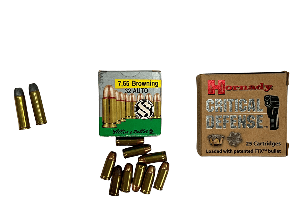 Hornady and Browning 32 Automatic Ammunition