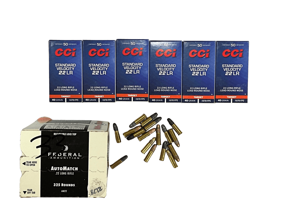 Federal and CCI 22 Ammunition