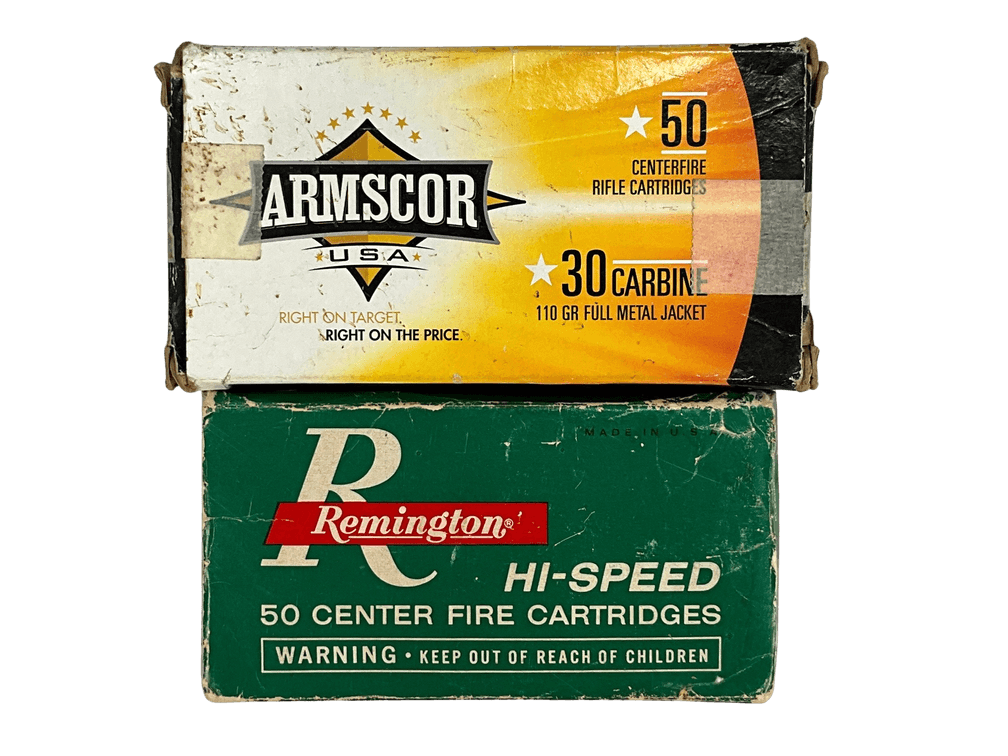 Selection of 30 Carbine Ammunition