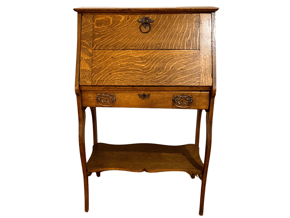 Antique Oak Secretary Desk