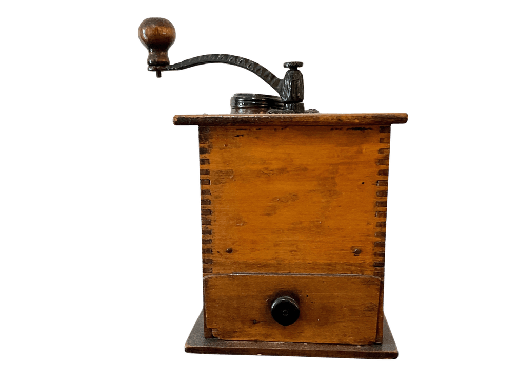 Antique Hand-Crank Coffee Grinder