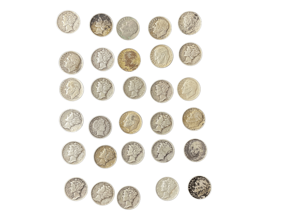 30 U.S. Silver Dimes #2