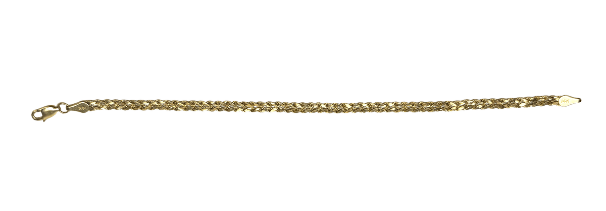 14K Gold Chain Bracelet