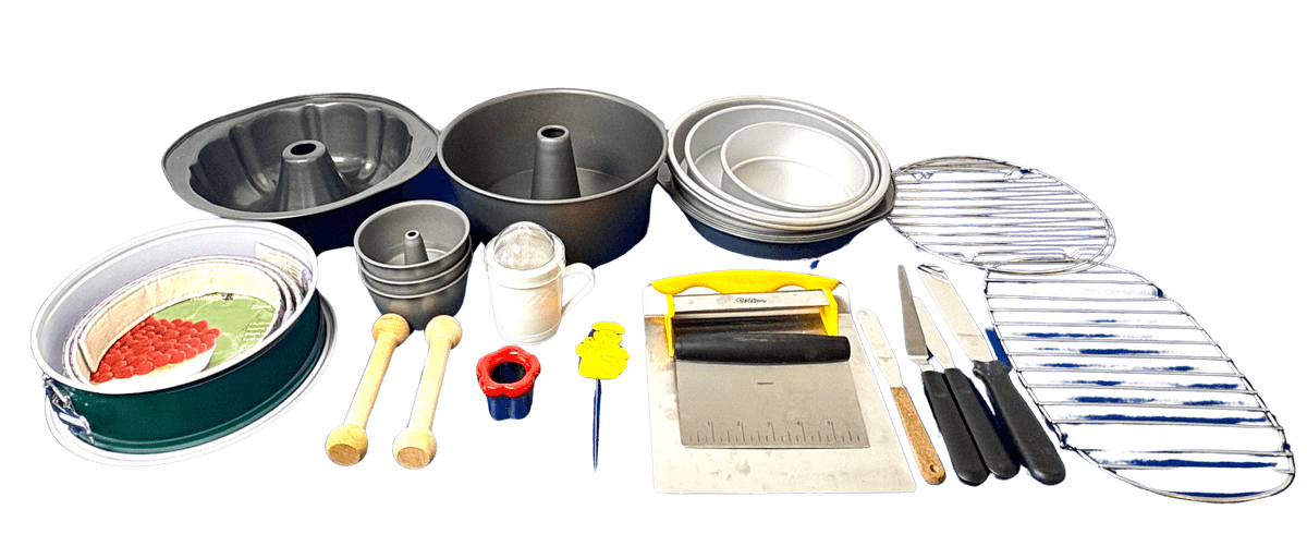 Large Lot of Cake Baking Supplies