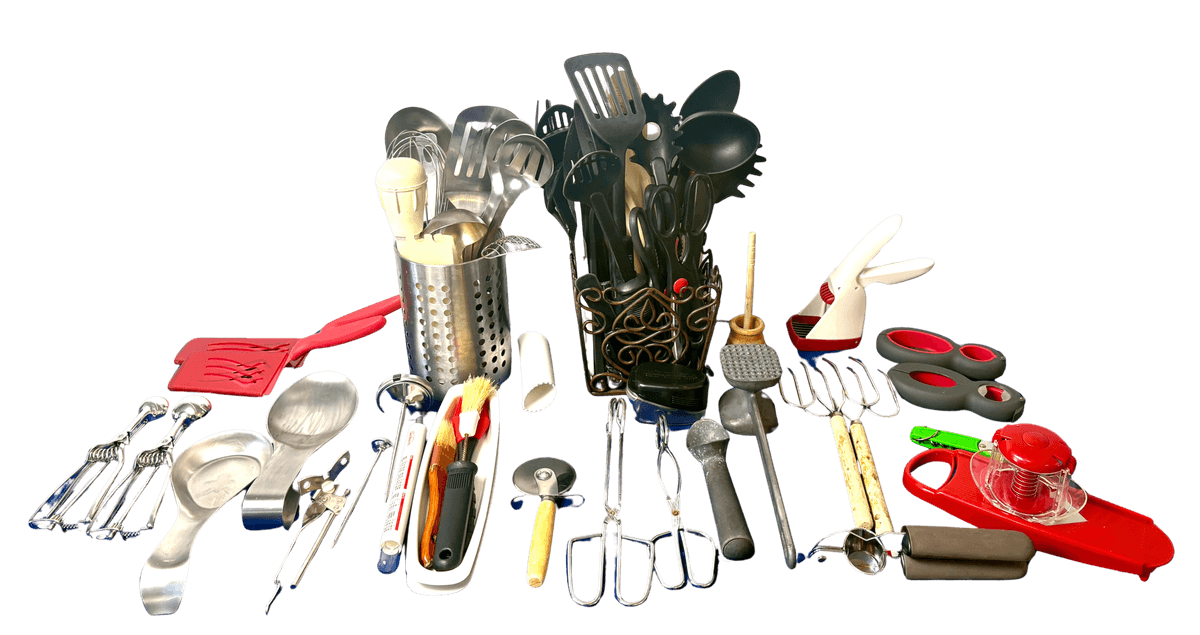 Large Lot of Kitchen Utensils & Gadgets