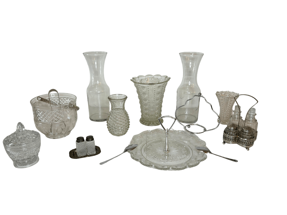 Pressed and Cut Glass Kitchen & Dining Pieces