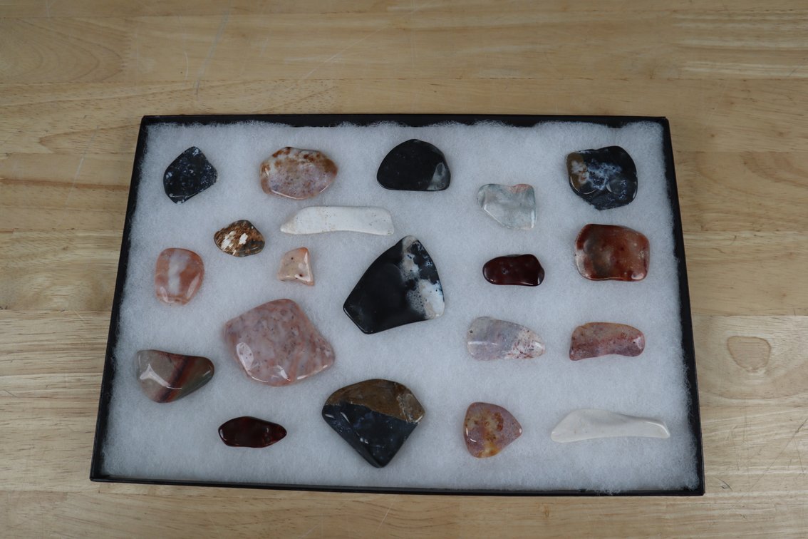 (20) Sacred Ogechee Artifacts in Shadowbox