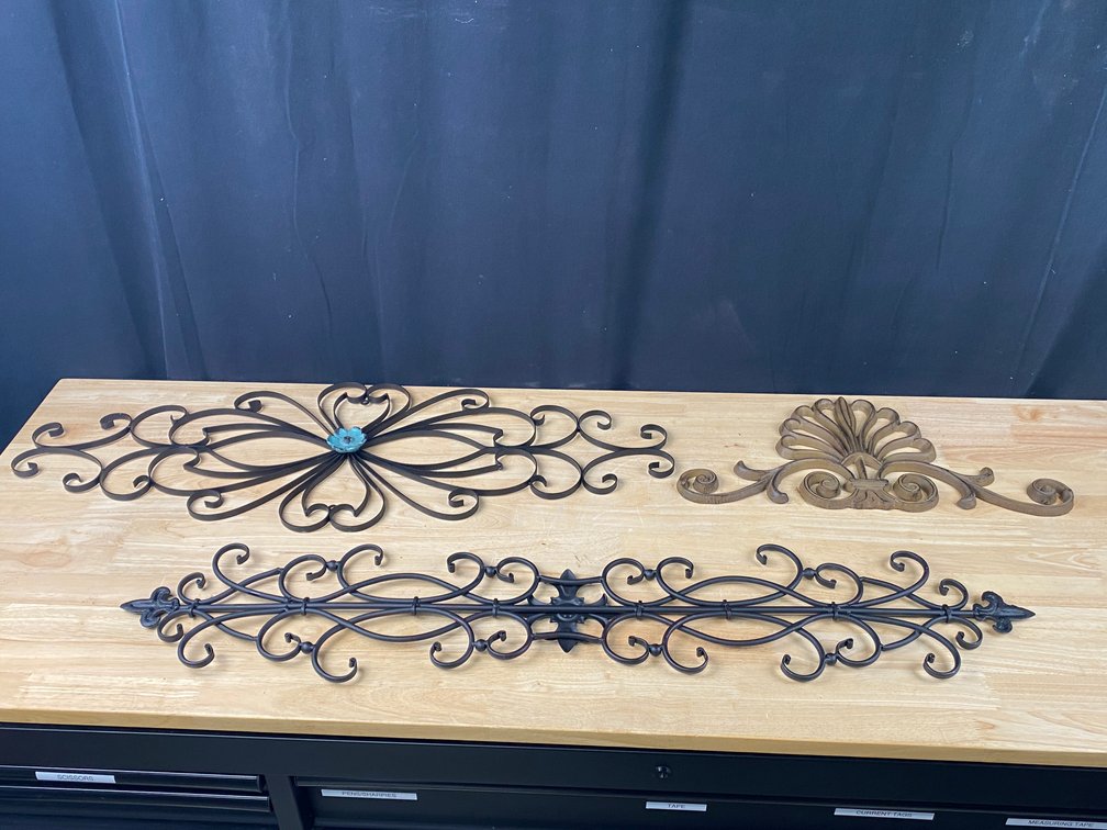 Collection of (3) Metal Wall Hangings