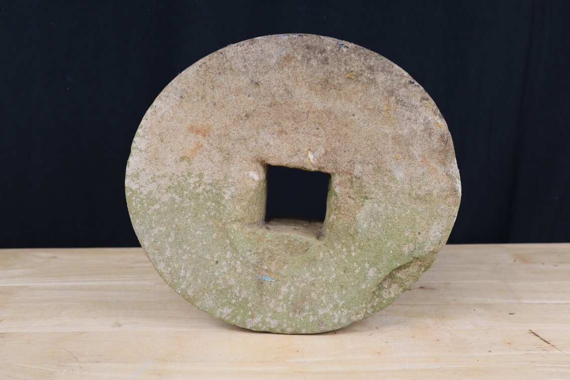 Antique Carved Millstone