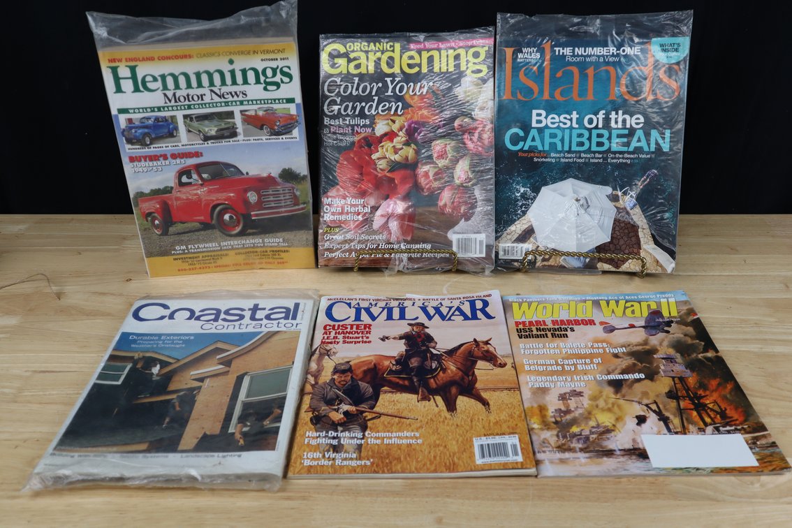 Collection of (6) Vintage Magazines