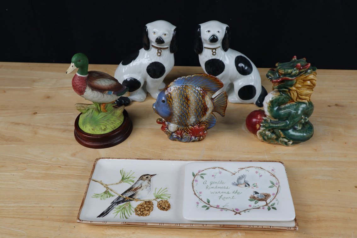 Collection of (7) Ceramic Animals