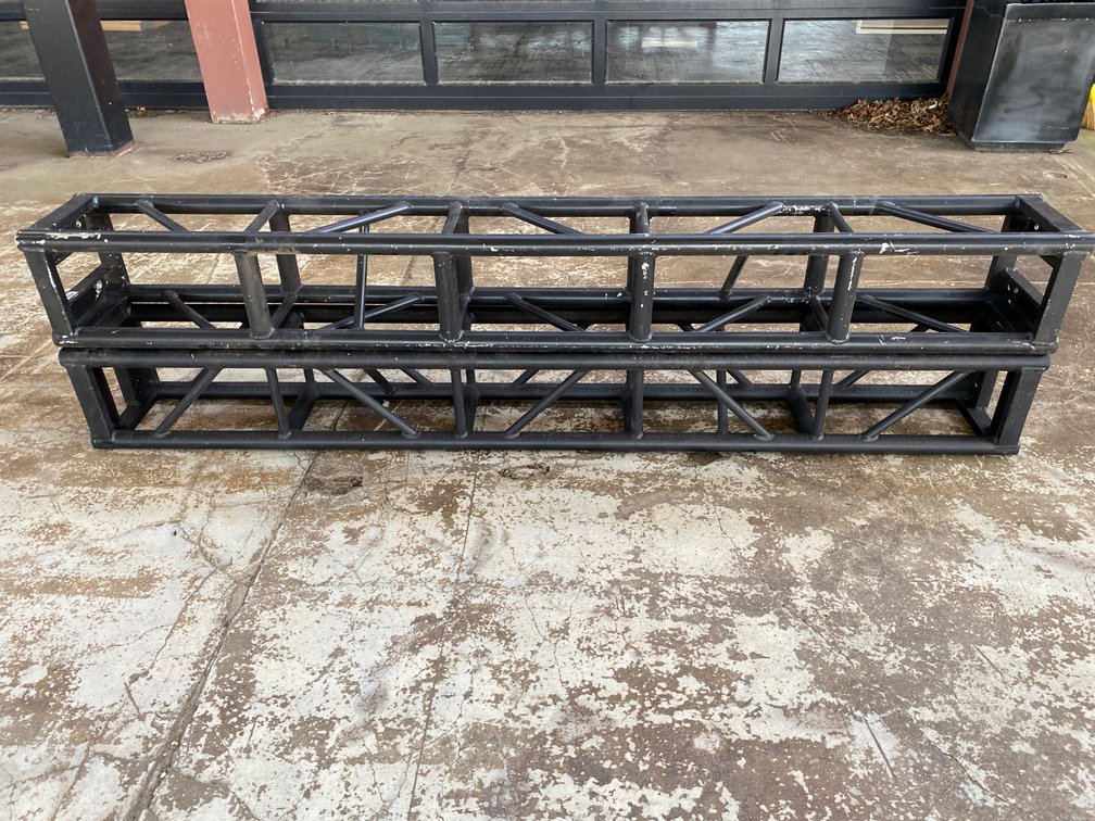 (2) 8ft x 12" Square Black Truss