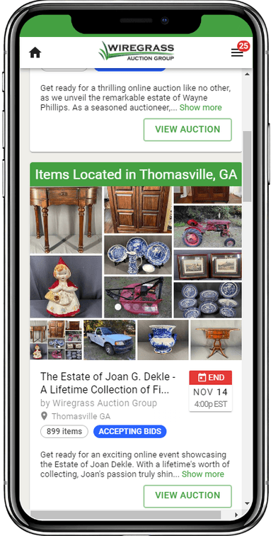 Image for January Gallery - Furniture, Coins, Collectibles and More