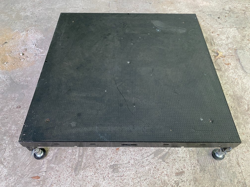 4'x4'x4' Platform Riser with Slot for Adjustable Legs