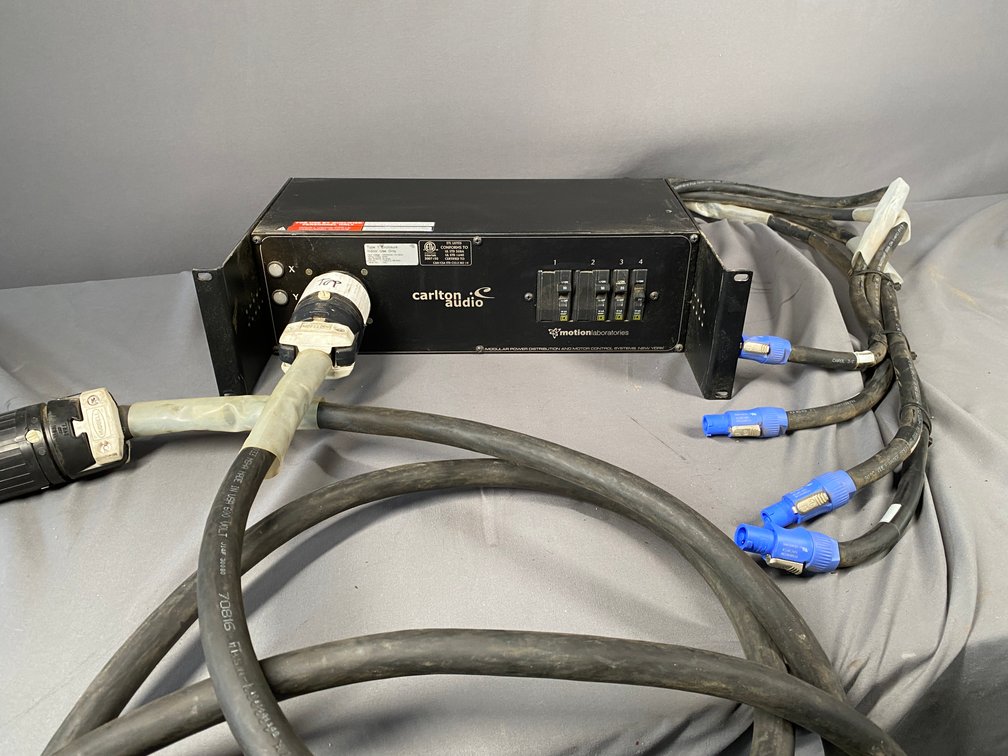 Motion Laboratories Rack Mount Modular Power Distribution (2) 30A Breakers and (2) 20A Breakers