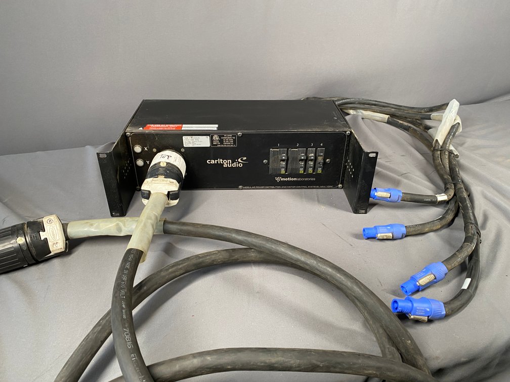 Motion Laboratories Rack Mount Modular Power Distribution (2) 30A Breakers and (2) 20A Breakers