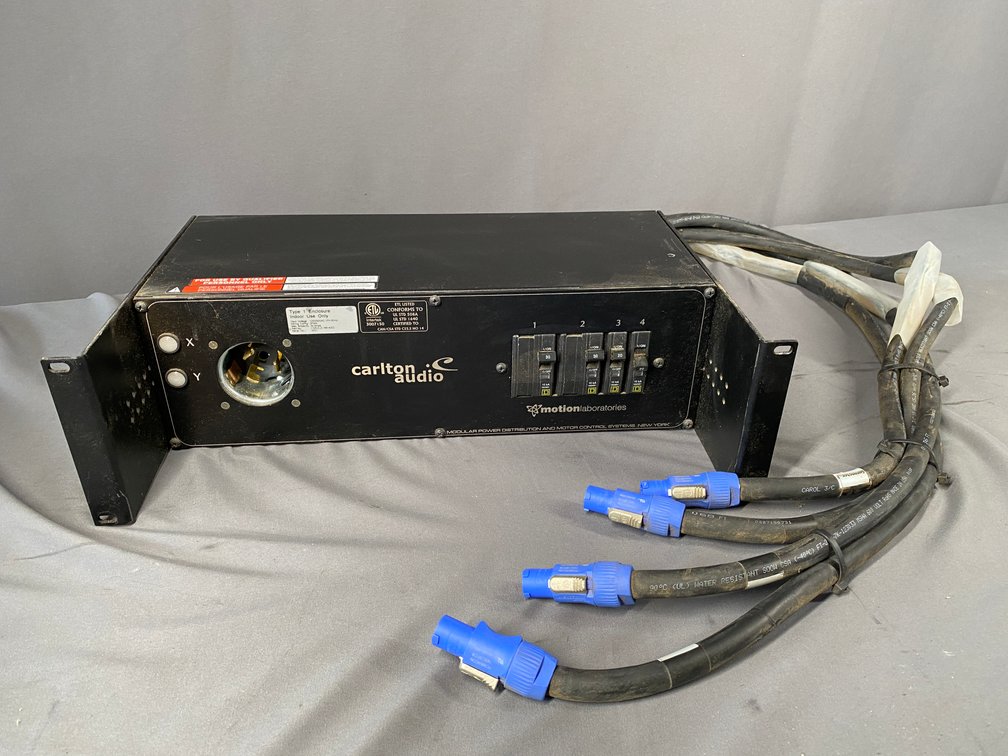 Motion Laboratories Rack Mount Modular Power Distribution (2) 30A Breakers and (2) 20A Breakers