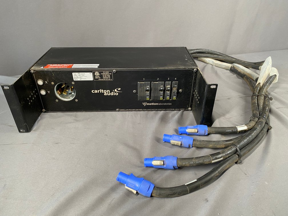 Motion Laboratories Rack Mount Modular Power Distribution (2) 30A Breakers and (2) 20A Breakers