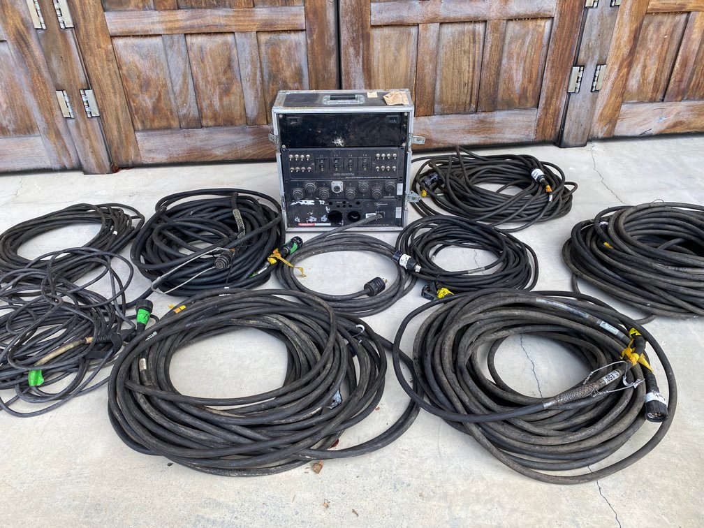 Power Distribution for Electric Chain Hoists and (8) 7Pin Motor Cables Various Lengths