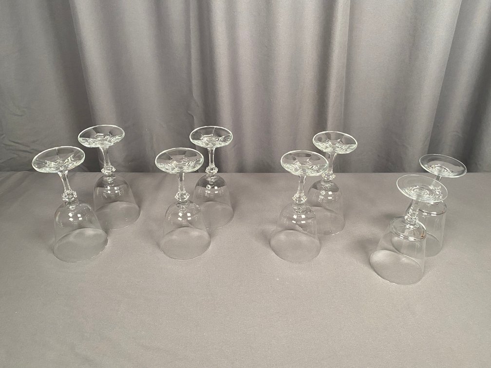 Collection of (8) Glass Goblets