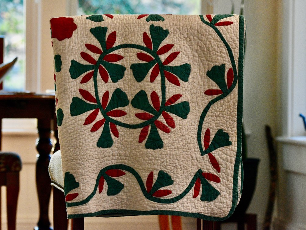 Handcrafted Appalachian Quilt -you can 76"x86"