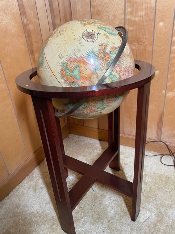 Replogle 16" World Classic Series Floor Globe with Wooden Stand