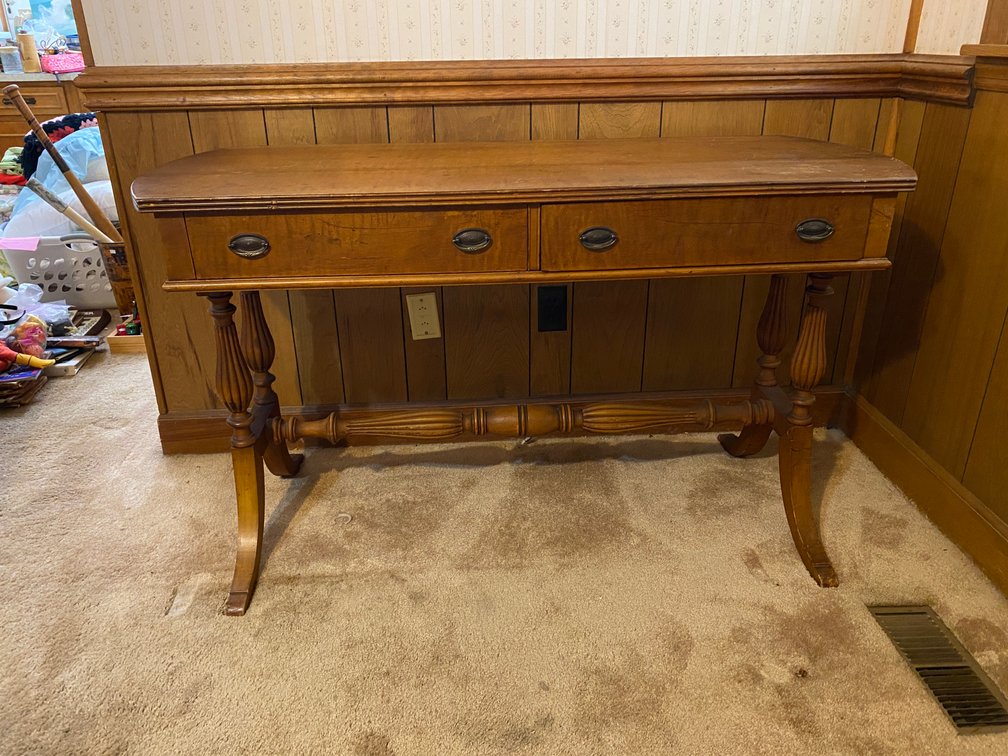 Antique Wooden Console Table