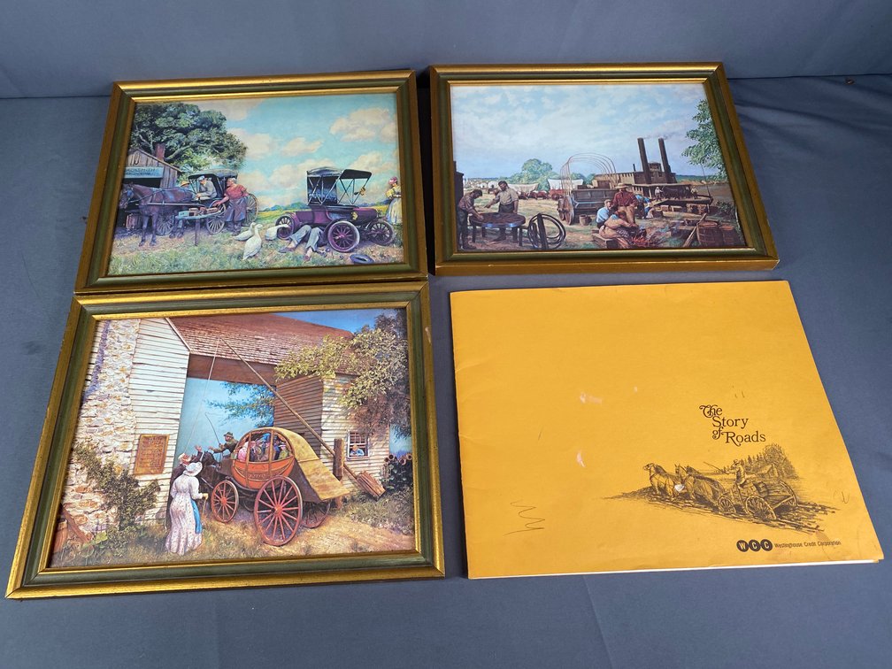 "The Story of the Roads" (15) Prints (3) Framed