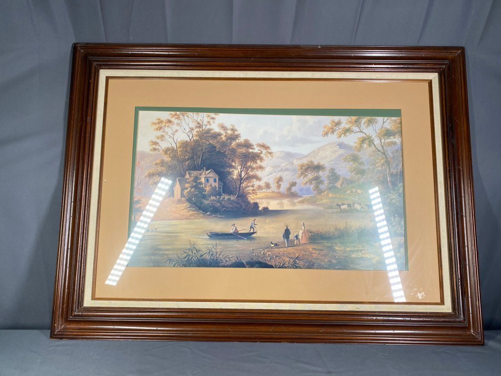 Large Wooden Framed Print