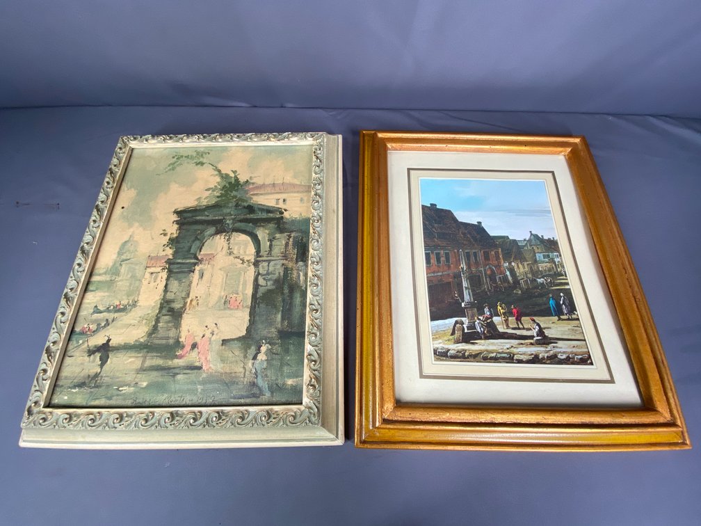 (2) European Themed Prints