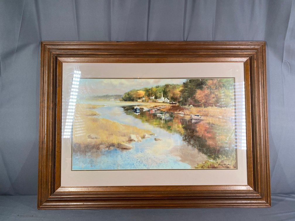 Framed and Matted Print Signed by Artist Fred Mac Neill