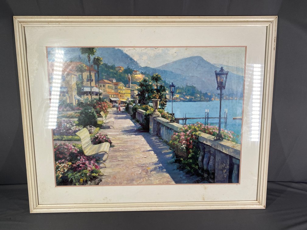 Framed Lithograph by Howard Behrens