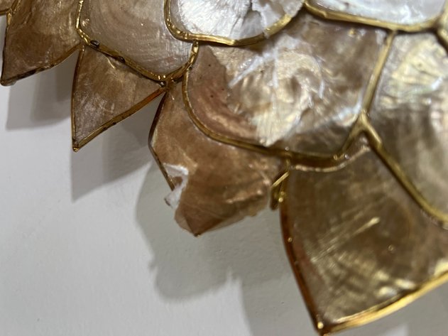 Image for Anthropologie Penny Ombre Capiz Mirror