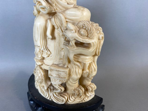 Image for Vintage Hand Carved Figure of Goddess of Peace