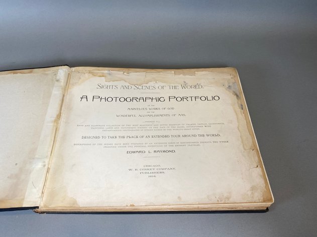 Image for First Edition Ansel Adams The American Wilderness Book, The Sights and Sounds of the World, a Photographic Portfolio by Edward L Raymond Copyright 1893