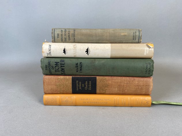 Image for (5) Vintage Classic Books