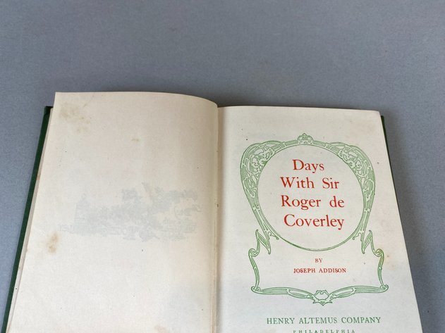 Image for (2) Antique Books, Including 