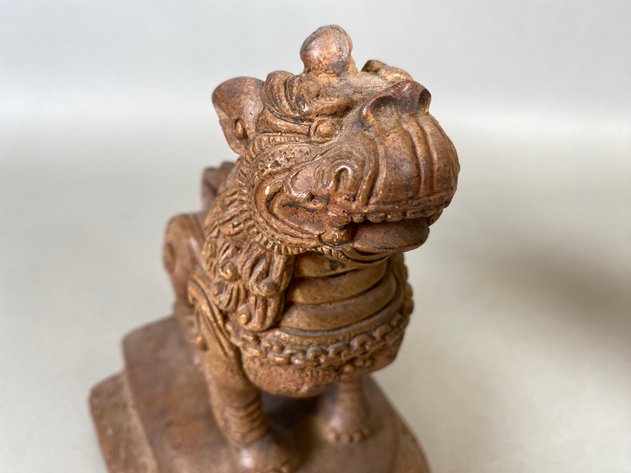 Image for 1970s Jaru California Pair of Foo Dog Bookends