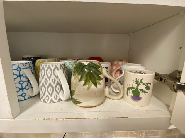 Image for Contents of Kitchen Cabinet Including (3) Shelves